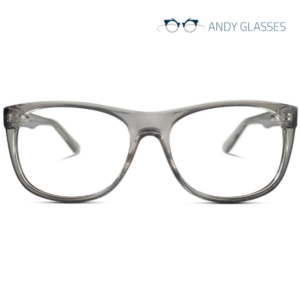 ScreenTime Wayfarer Computer Glasses - Pearl Grey