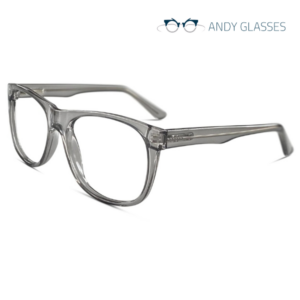 ScreenTime Wayfarer Computer Glasses – Pearl Grey